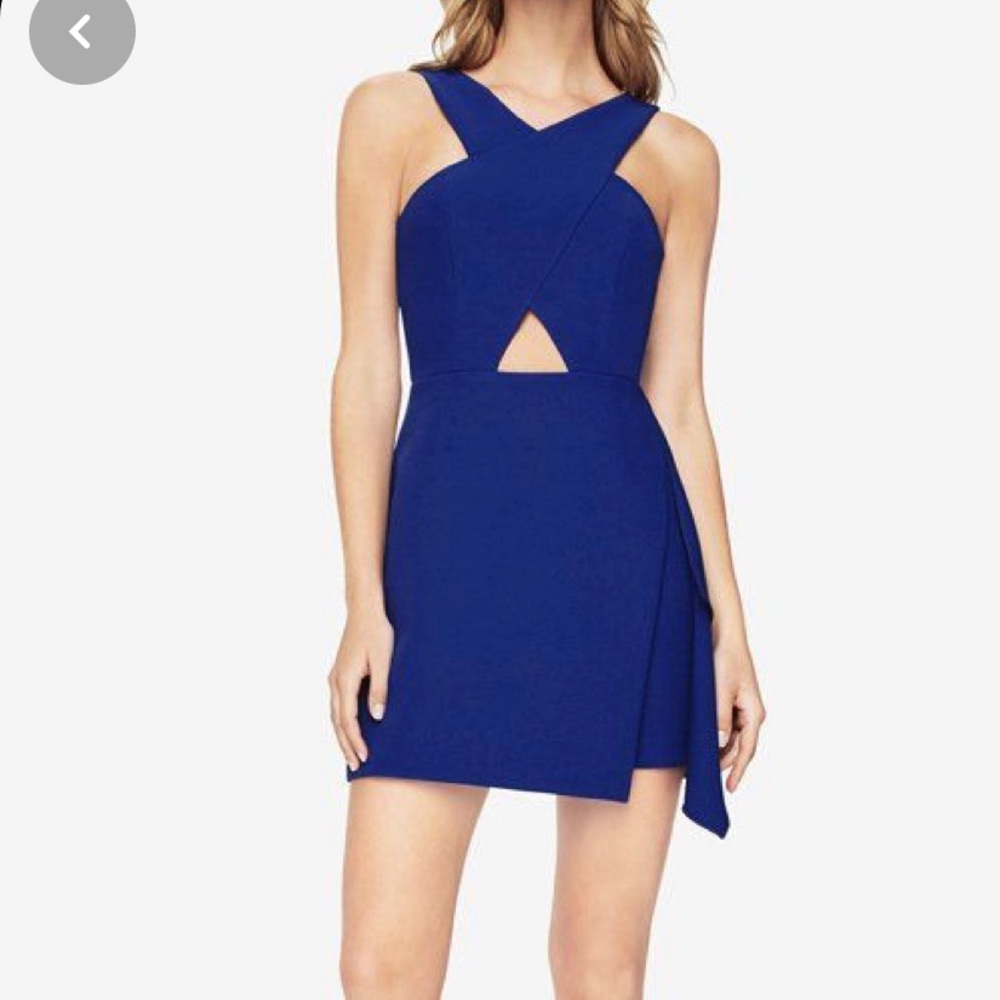 Sexy cocktail dress with cut out in the back